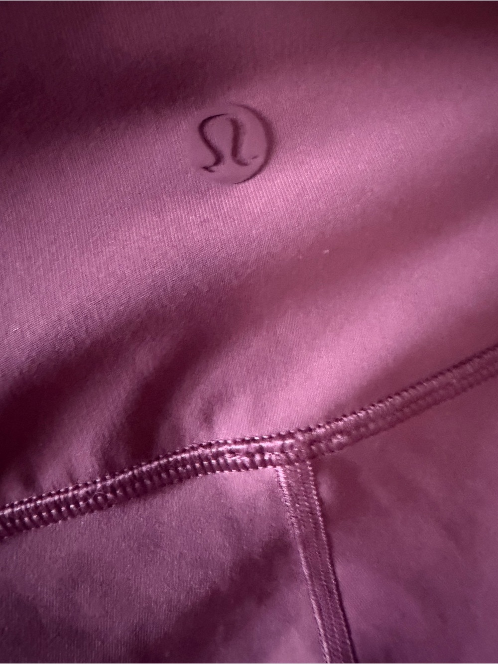 lululemon athletica Mauve Leggings with Chevron Mesh Panels - Picture 3 of 3